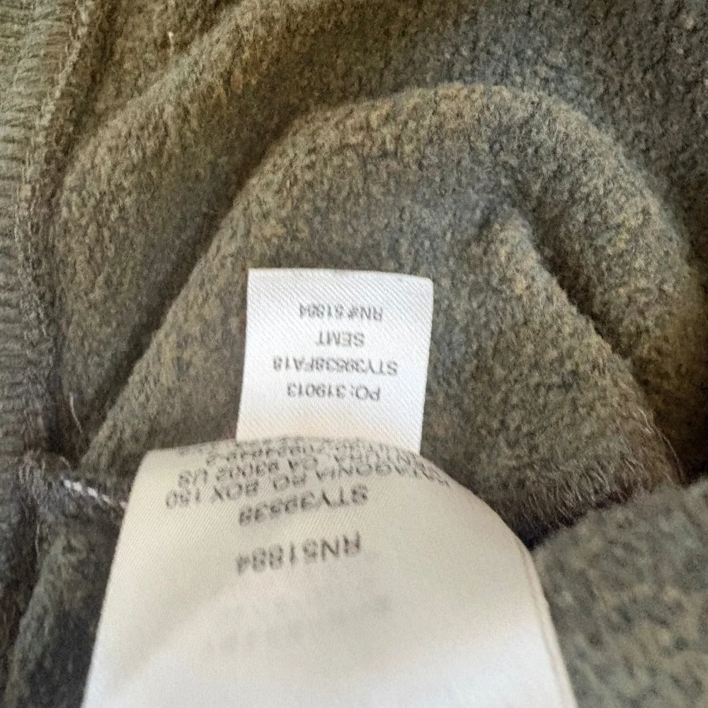 Patagonia Uprisal Hoody Mens Small‎ Green Fitz Roy Bear Graphic STY39539 FA18